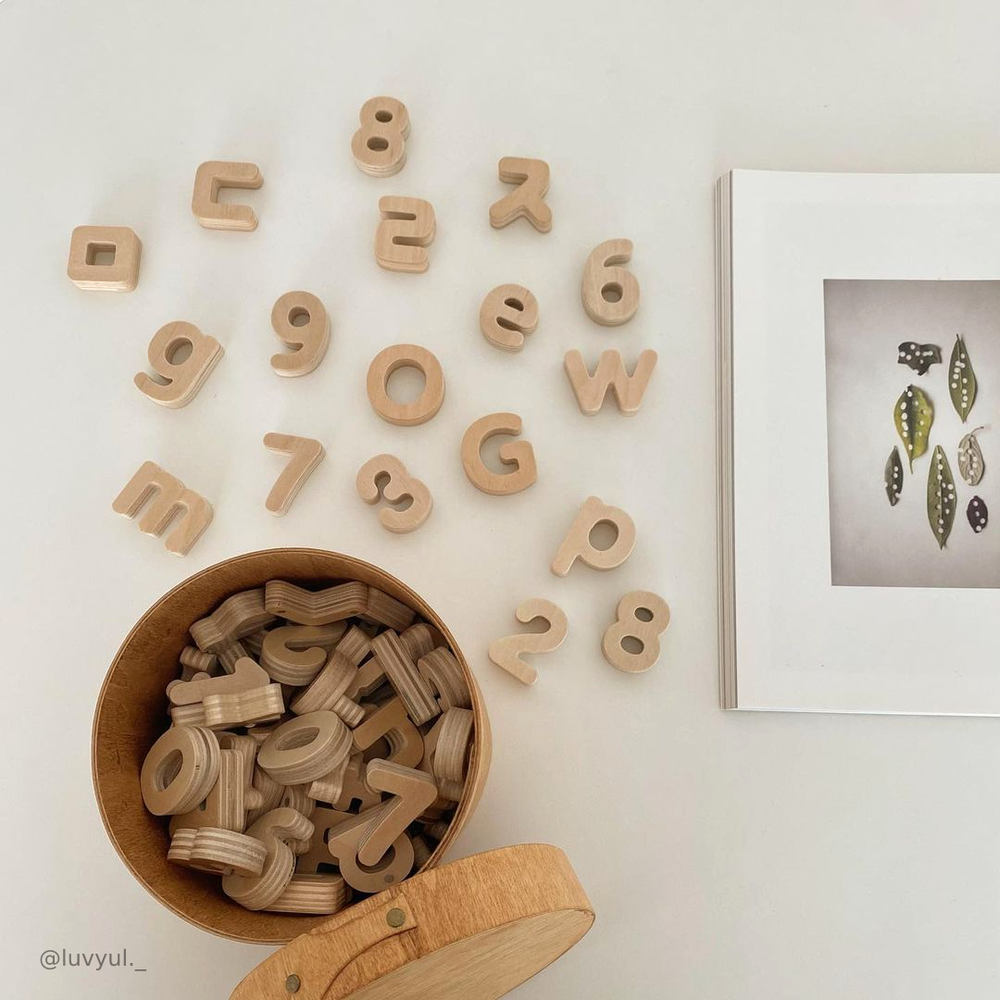 
                  
                    Noriterboard Nature Solid Wood Magnetic - Alphabet Capital Letters | Little Baby.
                  
                