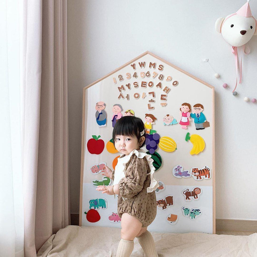 
                  
                    Noriterboard - Lillie Hus Board Two Tone in Natural Wood (M size) - Beige/Ivory + Free Gifts | Little Baby.
                  
                